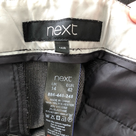 High-Quality Next Brand Pantsuit from England.  Beautiful Dark Textured Grey. - Picture 8 of 11